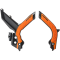 (image for) Acerbis X-Grip Frame Guard - KTM 150/250/300 XC-W, 350/500 EXC-F/XC-F 20-23 - Black/orange 16