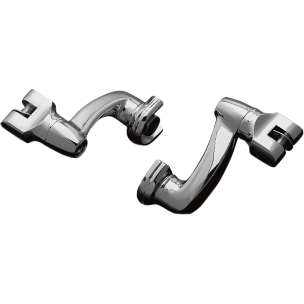 (image for) Longhorn Offset Footpeg Mounts (Chrome, w/o Clamps)