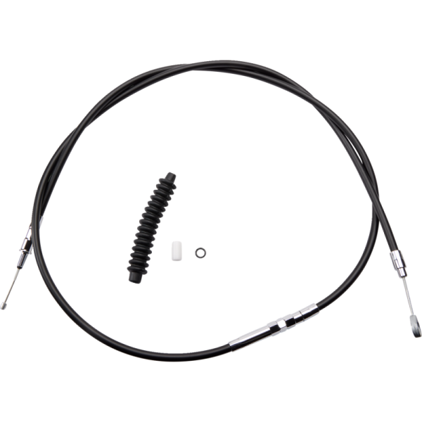 (image for) Drag Specialties High Efficiency Black Vinyl Clutch Cable (Custom Length)