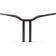 (image for) Gloss Black 1 1/4" One-Piece Kage Fighter T-Bars, 12" End Rise