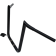 (image for) 1 1/4" Hefty Prime Ape Handlebars, Black, 14" End Rise