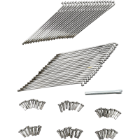 (image for) Chrome 40-Spoke Set 19" x 8-1/4"