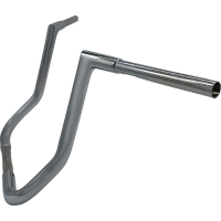 (image for) EZ Install 1 1/4" Flat Top Handlebar Chrome 14" Rise