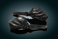(image for) Skeleton Hand Mirror - Black/Black