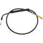 (image for) LA Choppers Midnight Braided Clutch Cable for 21-23 FLHTK/FLHX (8-10in.)