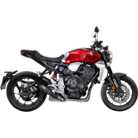 (image for) LV-10 Full black stainless steel Slip-On for HONDA CB1000R 18-24