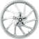 (image for) Hurricane Precision-Cast 3D Front Wheel - Chrome