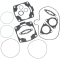 (image for) Vertex Full Top End Engine Gasket Set for Polaris Switchback 04-05