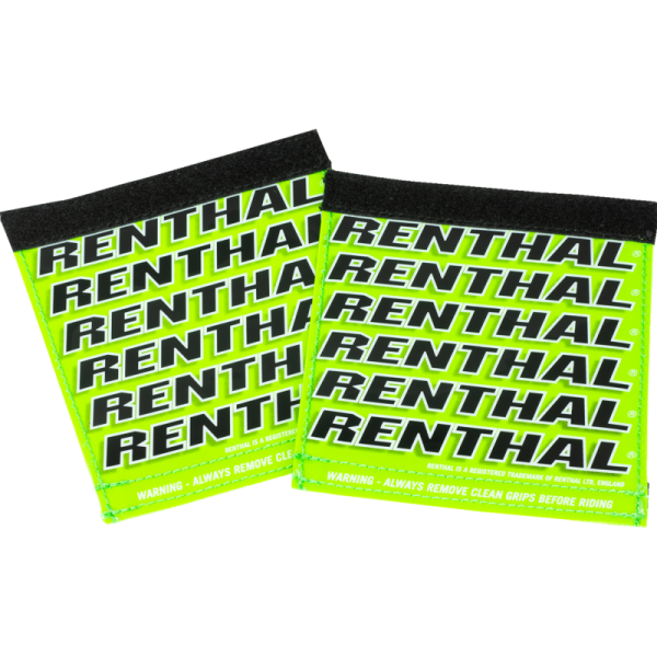 (image for) Renthal Clean Grip Covers - Green/White/Black