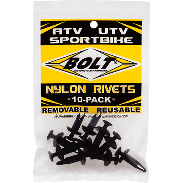 (image for) BOLT M6 10-pack Nylon Rivets