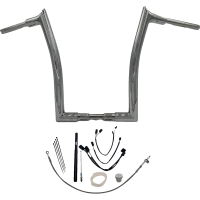 (image for) Fat Baggers Pointed Top EZ Install Handlebar 16" Chrome