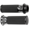 (image for) Fusion Deep Cut Grips - Black Anodized - 24 FLHTK/FLTRK/FLHRXS