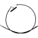 (image for) Classic Black Vinyl Clutch Cable