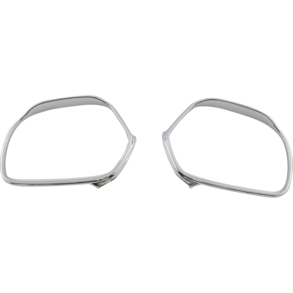 Show Chrome Visored Mirror Trim for Honda GL1800 Gold Wing 01-17