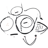 (image for) XR Stainless DOT Kit - Black w/ Black Fittings 14"-16"