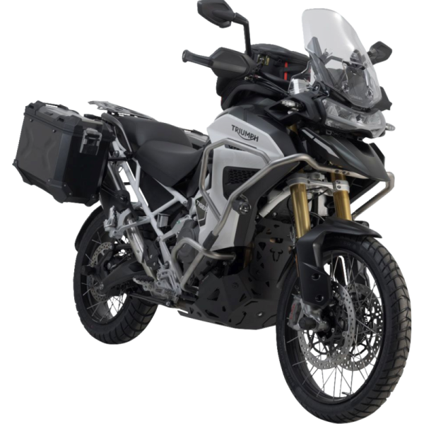 (image for) SW-MOTECH TRAX ADV Side Case Set - Triumph Tiger 1200 Rally/GT Explorer 22-25, 45/37 L, Black