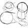 (image for) Designer DOT Handlebar Installation Kit - 15-17 in. Apes