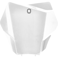 (image for) White Front Number Plate