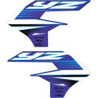 (image for) Factory Effex OEM Shroud and Tank/Shroud Graphics, Style 25 for YZ450F 23-25