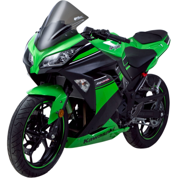 (image for) ZERO GRAVITY Corsa Windscreen Light Smoke for KAWASAKI Ninja 300R 13-19