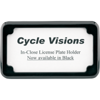 (image for) Beveled License Plate Frame Black