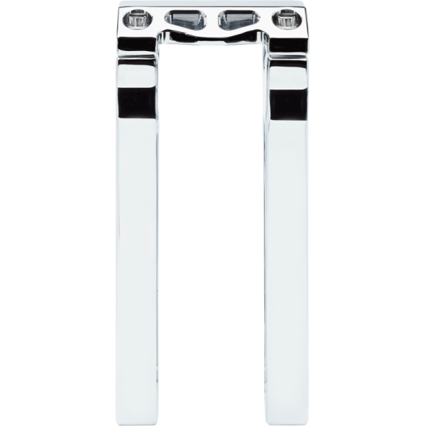 (image for) LA Choppers Performance Riser 1" Straight 8" Chrome