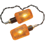 (image for) Carbon Mini-Stalk Marker Light - Amber Lens