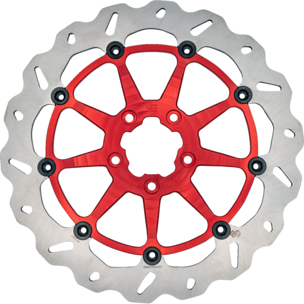 (image for) 13" Full-floating Rotor, Red Carrier (Radial Mount Only)