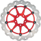 (image for) 13" Full-floating Rotor, Red Carrier (Radial Mount Only)