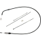 (image for) Quick Connect Upper Clutch Cable, Black/Chrome, 45" (Bent Tube)