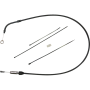 (image for) Quick Connect Upper Clutch Cable, Black/Chrome, 45" (Bent Tube)