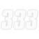 (image for) Factory Numbers - 6" White - No. 3