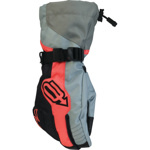 (image for) Arctiva Women's Pivot 8 Gloves, Gray/Coral, Size S