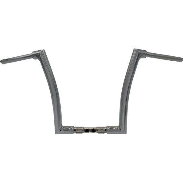 (image for) FAT BAGGERS INC EZ Install Flat Top Handlebar - Chrome, 14” Rise