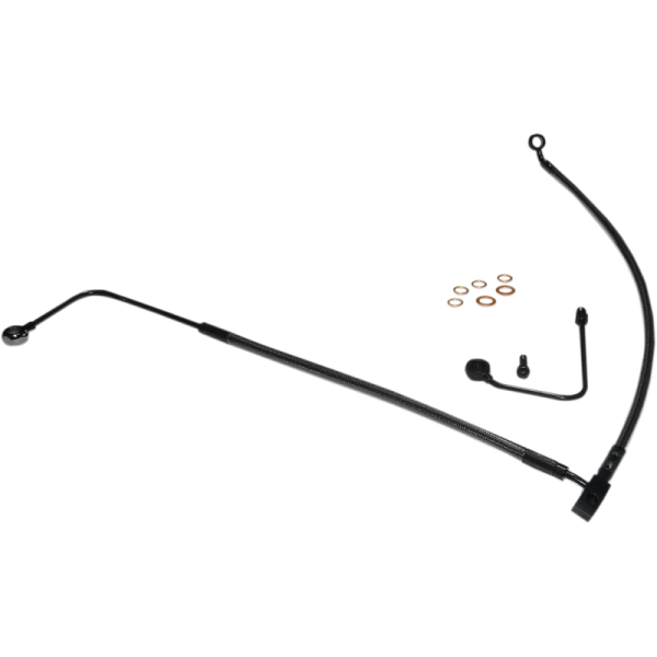 (image for) MAGNUM Designer Series Lower Front Brake Line (Black Pearl)