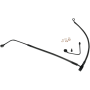 (image for) Designer Series Lower Front Brake Line (Black Pearl)
