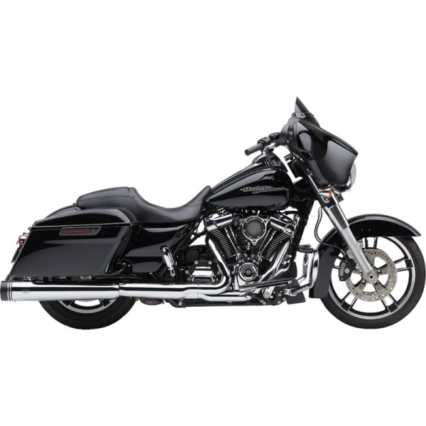 (image for) Cobra 4.5" Gen 2 NH Mufflers Chrome/Black Tip