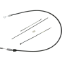 (image for) Quick Connect Upper Clutch Cable Black/Chrome 34"