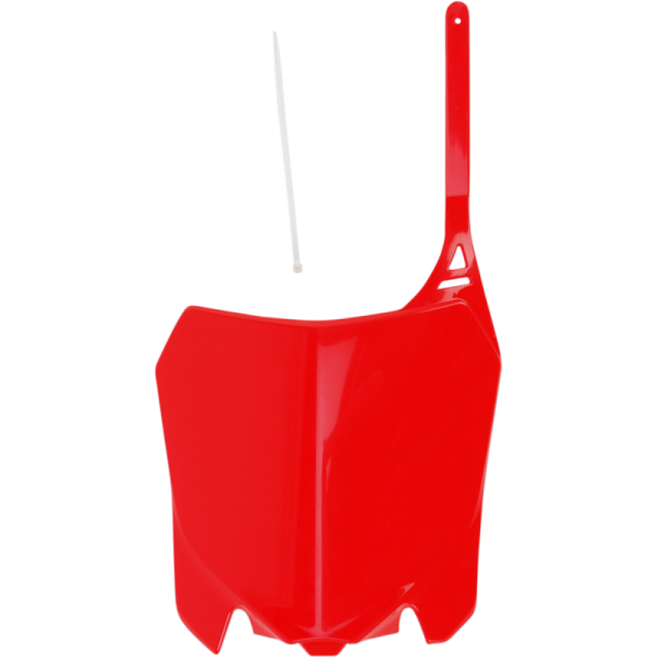 (image for) UFO Front Number Plate - 00-22 CR red