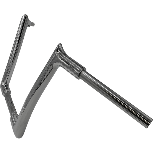 (image for) EZ Install Pointed Top Handlebar - Chrome, 12” Rise