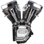 (image for) T143 Long Block Engine, Wrinkle Black/Chrome