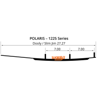(image for) Woody's DOOLY™ 4" Runner for Polaris 600 Indy 14-20
