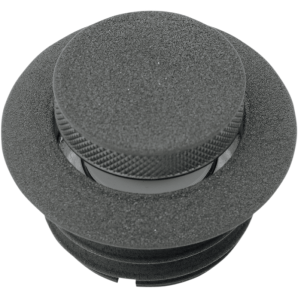 (image for) Drag Specialties Pop-Up Gas Cap Vented Black Wrinkle