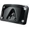 (image for) Curved Laydown License Plate Mount - Gloss Black