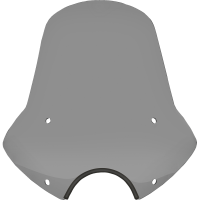 (image for) Speed Demon Sportshield - 19" Tall, Black Smoke, 7" Cutout