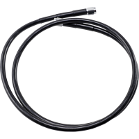 (image for) Black Vinyl-Coated Stainless Steel Brake Line 47"