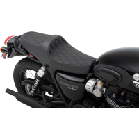 (image for) Predator III Seat - Double Diamond black stitch, black
