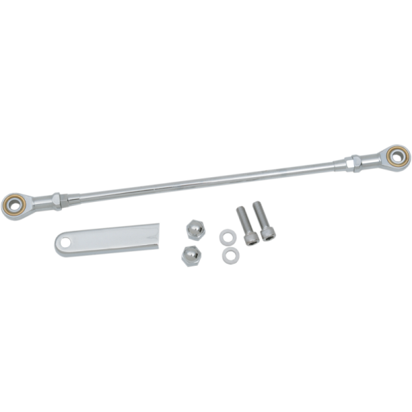 (image for) Drag Specialties Shifter Linkage Chrome 12 1/4" (w/ arm cover)