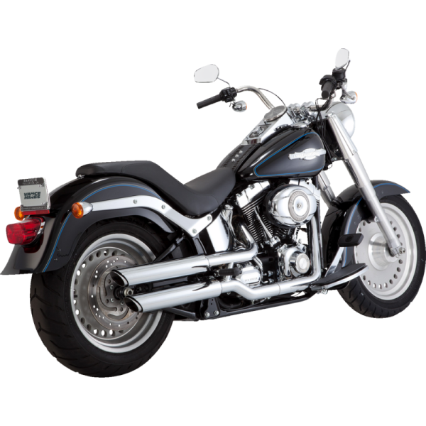 (image for) Vance & Hines 3" Twin Slash Slip-On Muffler Chrome