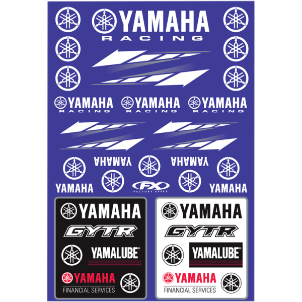 (image for) FACTORY EFFEX Yamaha Racing OEM Sticker Sheet